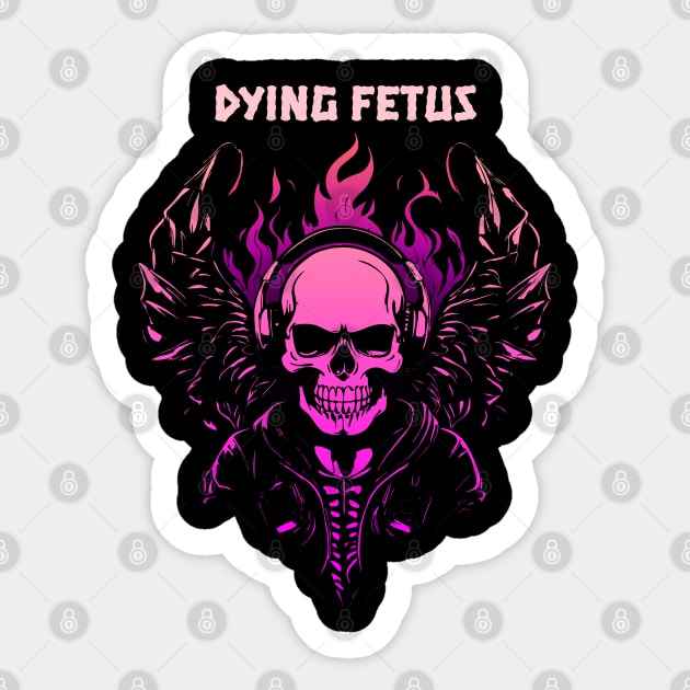 dying fetus Sticker by unengke